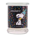 Peanuts Snoopy and Woodstock Scented Candle Congrats in White Jar 250g (A2101)