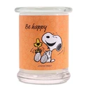 Peanuts Snoopy and Woodstock Scented Candle 'Be Happy' in Jar 250 g (A2102)