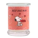 Peanuts Snoopy & Woodstock Scented Candle "Best Dog Mom" in Jar 250gr