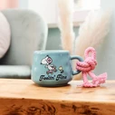 Peanuts Relaxdays Scented Jar Candle - Rose Scent, 200 g