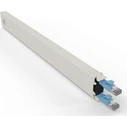 PATCHBOX patchbox.one Copper Cassette 8RU (0.8 m), Cat.6a, U/FTP, PoE, blue