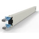 PATCHBOX patchbox.one Copper Cassette 8RU (0.8 m), Cat.6a, U/FTP, PoE, blue