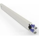 PATCHBOX patchbox.one Kupferkassette 8RU (0.8 m), Cat.6a, U/FTP (STP), PoE, violet