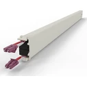Patchbox Kupferkassette 30RU (1.8 m) - OM4 LWL Fiber Patch Cable LC-LC, erikaviolett