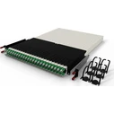 PATCHBOX PONE30STPGR Patchbox 30RU/STP Cable Management System (1.8 m) with 24 Cat6a U/FTP Patch Cables, Green
