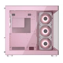 COUGAR FV150 MINI Gaming Mini Tower Κουτί Υπολογιστή με Πλαϊνό Τζάμι - Ροζ