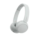 Sony WH-CH520 Ασύρματα / Ενσύρματα On Ear Ακουστικά με 50 ώρες Λειτουργίας και Quick Charge Λευκά