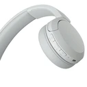 Sony WH-CH520 Ασύρματα / Ενσύρματα On Ear Ακουστικά με 50 ώρες Λειτουργίας και Quick Charge Λευκά
