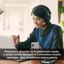 Sony WH-CH720N Wireless / Wired Over-Ear Headphones Pink (ANC, 35h battery, Quick Charge)