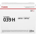 Toner Canon 039H BK - Μαύρο, 25.000 Σελίδες, High Capacity (MPN: 0288C001)