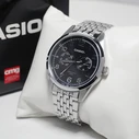 Casio Ανδρικά Ρολόγια MTP-E340D-1AVDF Ασημί