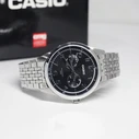 Casio Ανδρικά Ρολόγια MTP-E340D-1AVDF Ασημί