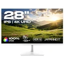 JAPANNEXT 4K UHD Monitor 28" (71.12 cm) - JN-IPS280UHD60F-P-W