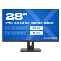 Japannext Οθόνη 28'' 4K UHD IPS JN-IPS280UHD60F-C65W-HSP