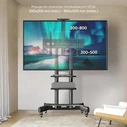 Βάση Τηλεόρασης Κινητή Onkron TS1881-B 50-86" Μαύρο