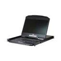ATEN CL3116NX KVM Switch, 18.5-inch TFT, VGA, PS/2-USB, 16-Port, FR keyboard layout
