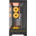 Montech HS02 PRO Gaming Midi Tower Κουτί Υπολογιστή με Πλαϊνό Παράθυρο και RGB Φωτισμό Μαύρο