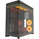 Montech HS02 PRO Gaming Midi Tower Κουτί Υπολογιστή με Πλαϊνό Παράθυρο και RGB Φωτισμό Μαύρο