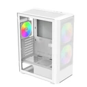 Montech X2 Plus Gaming Midi Tower PC Case White with ARGB Lighting