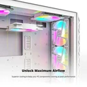 Montech HP140 ARGB PWM 140mm Case Fan White
