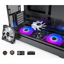 Κουτί Υπολογιστή Montech KING 15 PRO Λευκό με Πλαϊνό Παράθυρο