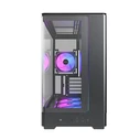 Montech King 15 Pro Gaming Mini Tower Κουτί Υπολογιστή με Πλαϊνό Παράθυρο Μαύρο