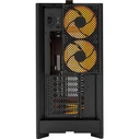 Montech HS01 PRO Gaming Midi Tower PC Case with Tempered Glass Side Panel and Addressable RGB — Black