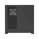 Montech HS01 PRO Gaming Midi Tower PC Case with Tempered Glass Side Panel and Addressable RGB — Black