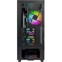 Montech X5 Gaming Midi Tower Κουτί Υπολογιστή Μαύρο με Πλαϊνό Παράθυρο (Tempered Glass)