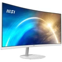 MSI PRO MP341CQWDE 34-inch (86 cm) Curved WQHD 3440x1440 VA 100Hz Monitor - White