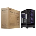 Asus A31 PLUS Gaming Midi Tower Κουτί Υπολογιστή με Πλαϊνό Παράθυρο και ARGB Φωτισμό Μαύρο