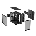 Asus A32 Plus Gaming Midi Tower Κουτί Υπολογιστή με Πλαϊνό Παράθυρο και ARGB Φωτισμό Μαύρο