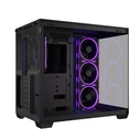 Asus A32 Plus Gaming Midi Tower Κουτί Υπολογιστή με Πλαϊνό Παράθυρο και ARGB Φωτισμό Μαύρο