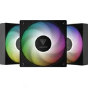 Gamdias NOTUS M1-1203 Reverse Blade 120mm ARGB Case Fan 3-pack (400-1600 RPM, PWM, 57.56 CFM)
