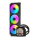 DarkFlash DV360S MAX Υδρόψυξη AIO CPU 360mm με 3×120mm ARGB ανεμιστήρες και οθόνη αντλίας 3.95" IPS
