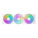 DarkFlash DV360S MAX Υδρόψυξη AIO CPU 360mm Λευκή με 3x120mm ARGB Ανεμιστήρες και IPS Οθόνη στην Αντλία