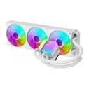 DarkFlash Υδρόψυξη AIO CPU CB360 με 3 Ανεμιστήρες 120mm ARGB - Λευκή