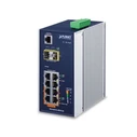PLANET IGS-4215-4P4T2S Industrial 8-Port Managed Gigabit Switch — 4x 802.3at PoE+ Ports, 2x SFP