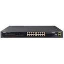 Planet Switch Managed Layer 2 PoE Plus GS 4210 16P2S