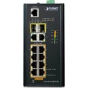 Planet Managed L2 PoE Plus Switch with 8 Gigabit Ethernet Ports and 2 SFP Ports