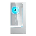 Cougar CFV235 Λευκό ATX Midi Tower Κουτί Υπολογιστή με Πλαϊνό Παράθυρο Tempered Glass και ARGB Φωτισμό