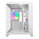 Cougar FV150 MINI Gaming Mini Tower Κουτί Υπολογιστή με Πλαϊνό Παράθυρο Λευκό