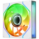 Thermaltake Swafan 140 EX Infinity Case Fan (1800rpm / 85.2cfm) με ARGB Φωτισμό 3τμχ Λευκό