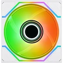 Thermaltake Swafan 140 EX Infinity Case Fan (1800rpm / 85.2cfm) με ARGB Φωτισμό 3τμχ Λευκό