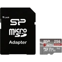 Silicon Power microSDXC 256GB Class 10 UHS‑I U3 V30 A2 CreatePro (includes SD adapter)