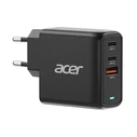 Acer Φορτιστής Χωρίς Καλώδιο GaN με Θύρα USB-A και 2 Θύρες USB-C 67W Power Delivery Μαύρος (ZL.ADTCC.00J)