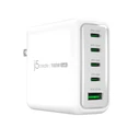 J5create Φορτιστής GaN 100W 5-θυρών (1x USB-A, 4x USB-C) - JUP53100EF-N - Λευκός