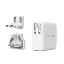 J5create Φορτιστής GaN 100W 5-θυρών (1x USB-A, 4x USB-C) - JUP53100EF-N - Λευκός