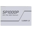 LIAN LI Power Supply SP1000P White 1000W 80 Plus Platinum 10 Years Warranty 12V 2x6 Japanese Capacitors