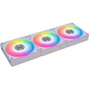 Lian Li UNI Reverse Blade Case Fan 124mm (2100rpm / 72.73cfm) με Λευκό Φωτισμό, 4-Pin PWM, 3τμχ, Λευκό